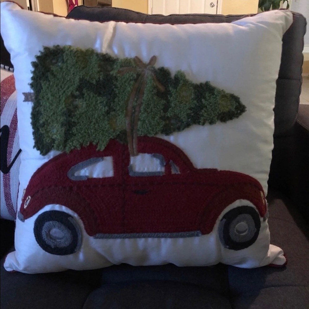 Pier 1 Christmas pillow